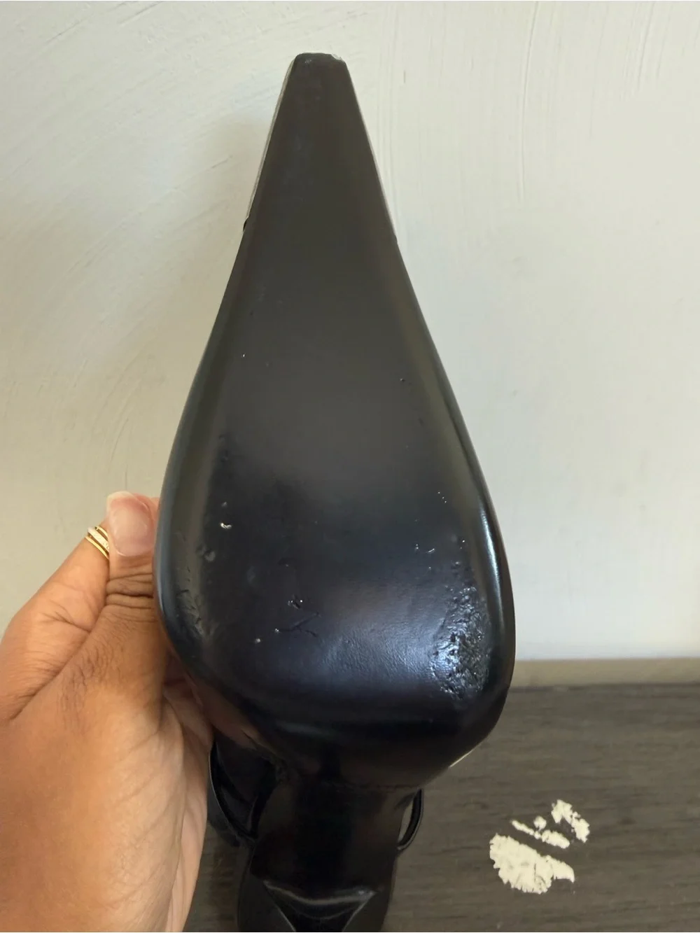 SAINT LAURENT Smooth Calfskin Jeanne 90 Slingback Pumps 40 Black - Picture 8 of 10
